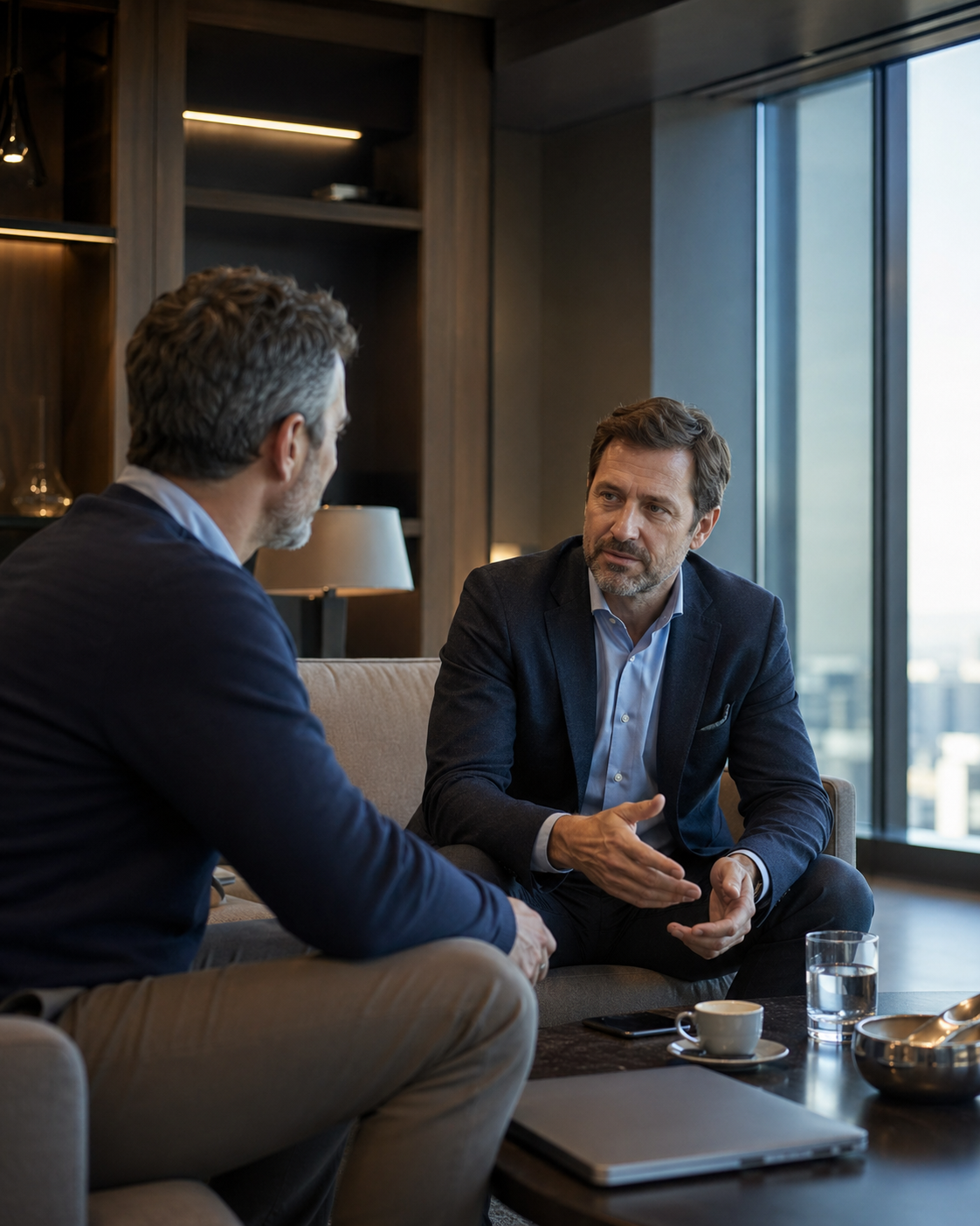 Sesión de coaching ejecutivo uno a uno